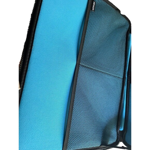 DOMISO 17 Inch Shockproof Laptop Bag Black Geometrical Padded Zip Around - Picture 6 of 6